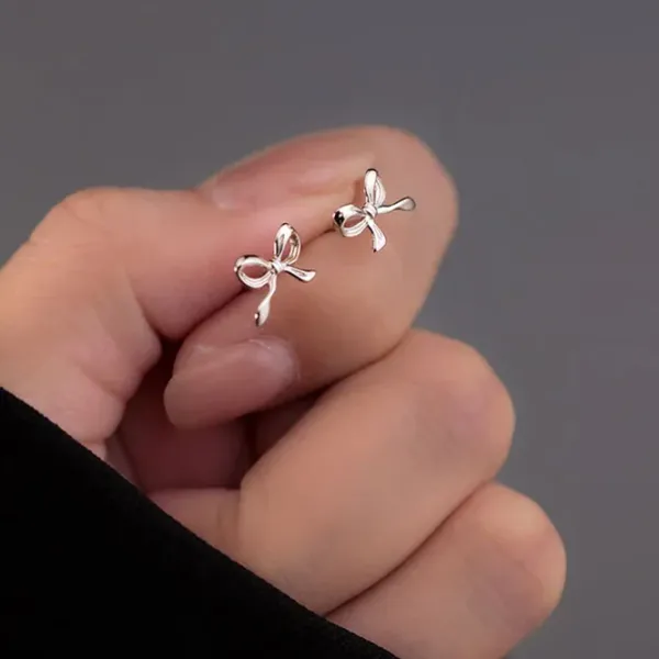 Earrings*Boogzel Clothing Minimalist Bow Stud Earrings