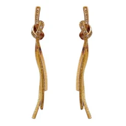 Earrings*Boogzel Clothing Minimalist Knot Dangle Earrings