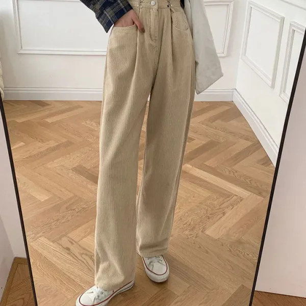 Pants & Trousers*Boogzel Clothing Minimalist Outfit Cord Pants