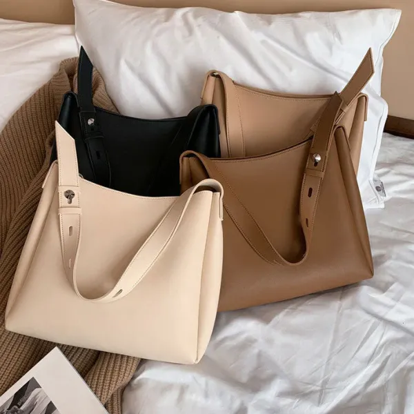 Bags & Purses*Boogzel Clothing Minimalist Vegan Leather Tote Bag