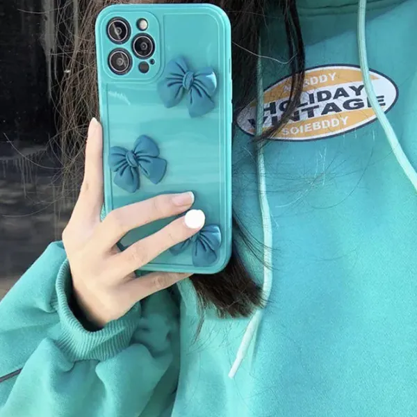 Iphone Cases*Boogzel Clothing Mint Bow iPhone Case Blue