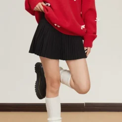 Skirts*Boogzel Clothing Missed Calls Pleated Skirt