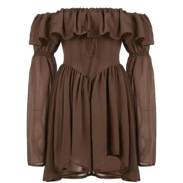 Dresses & Rompers*Boogzel Clothing Mocha Mini Dress Brown