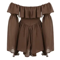 Dresses & Rompers*Boogzel Clothing Mocha Mini Dress Brown