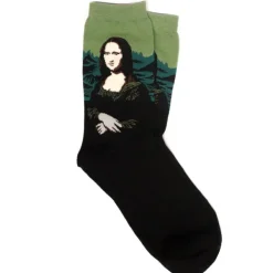 Socks*Boogzel Clothing Mona Lisa Da Vinci Socks Multicolor