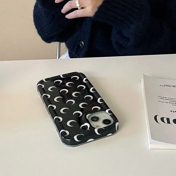 Iphone Cases*Boogzel Clothing Moon iPhone Case Black