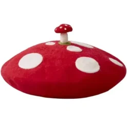 Hats*Boogzel Clothing Mushroom Beret Hat Red/white