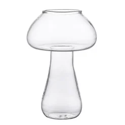 Flower Vases|Aesthetic Room Decor*Boogzel Clothing Mushroom Shaped Glass Vase
