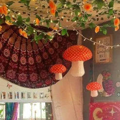 Aesthetic Room Decor*Boogzel Clothing Mushroom Shaped Paper Lanterns