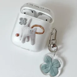 Iphone Cases*Boogzel Clothing Naughty Cat AirPods Case Transparent