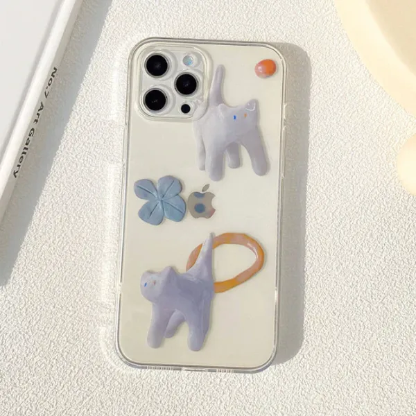 Iphone Cases*Boogzel Clothing Naughty Cat iPhone Case Transparent