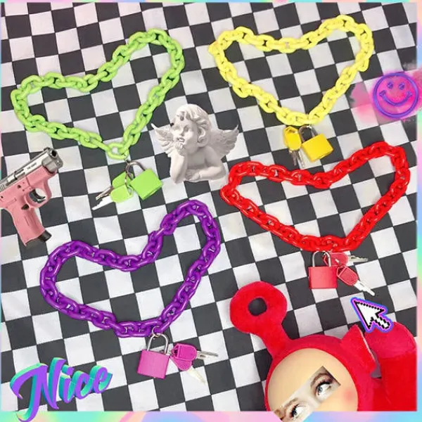 Necklaces & Chokers*Boogzel Clothing Neon Chain Necklace