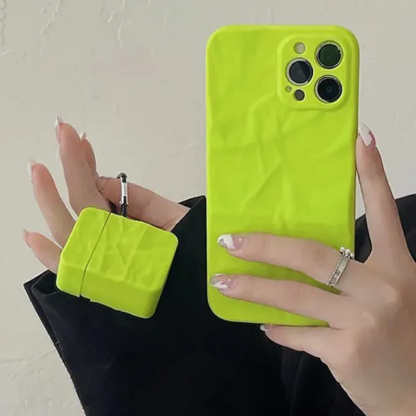Iphone Cases*Boogzel Clothing Neon AirPods Case Green
