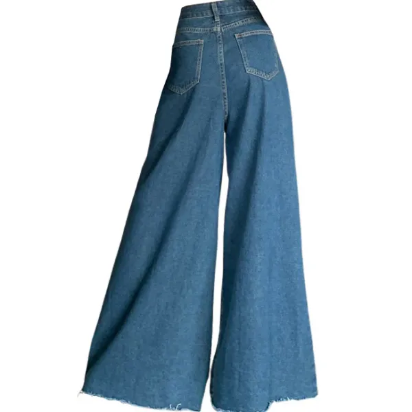 Jeans*Boogzel Clothing No Apologies Flare Jeans Blue