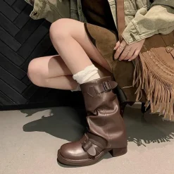 Classics|Boots / Platform Boots*Boogzel Clothing No Apologies Wide Calf Tube Boots