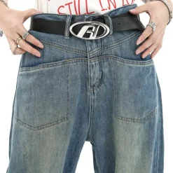 Jeans*Boogzel Clothing Nonconformist Wide Jeans Blue