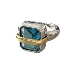 Rings*Boogzel Clothing Ocean Glimmer Ring Silver