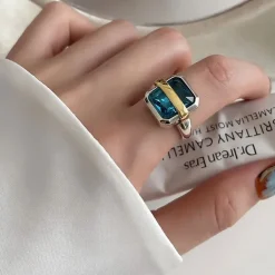 Rings*Boogzel Clothing Ocean Glimmer Ring Silver