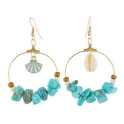 Earrings*Boogzel Clothing Ocean Shell Mermaid Aesthetic Earrings