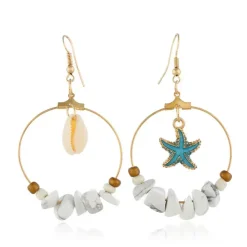 Earrings*Boogzel Clothing Ocean Shell Mermaid Aesthetic Earrings
