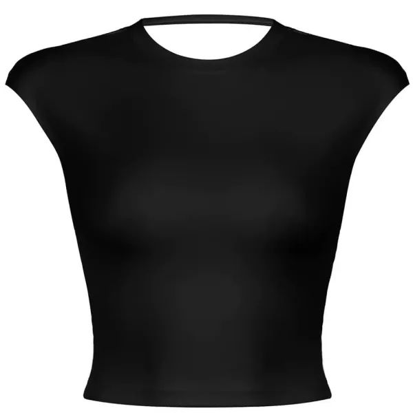 Y2K Tops|Crop Tops*Boogzel Clothing Old Money Open Back Crop Top