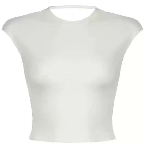 Y2K Tops|Crop Tops*Boogzel Clothing Old Money Open Back Crop Top