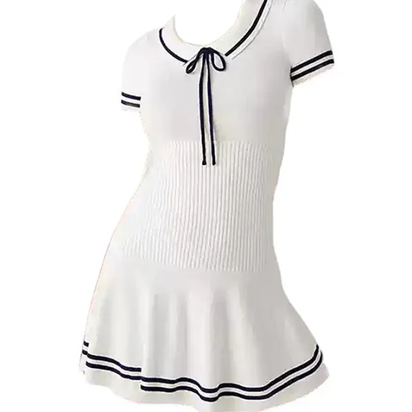 Dresses & Rompers*Boogzel Clothing Old Money Yacht Club Dress White