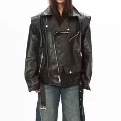 Coats & Jackets*Boogzel Clothing One Way Ticket Moto Jacket Black