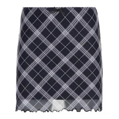 Skirts*Boogzel Clothing Outta Town Plaid Mini Skirt Blue