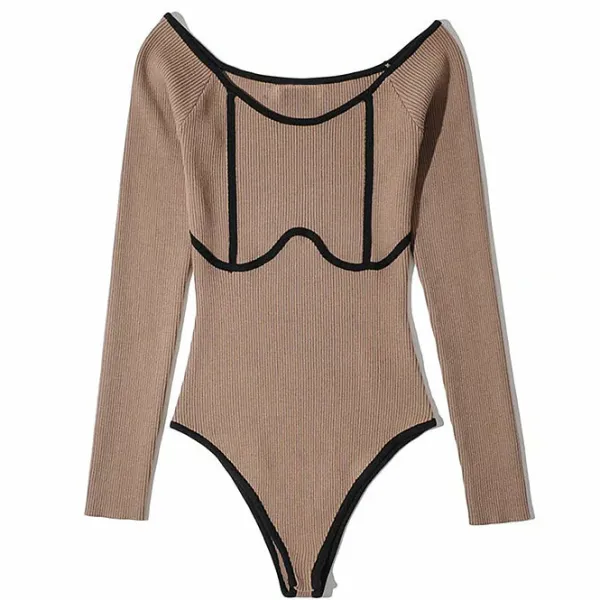Long Sleeve Tops*Boogzel Clothing Outta Town Underbust Bodysuit