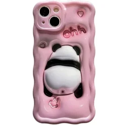Iphone Cases*Boogzel Clothing Panda iPhone Case Pink