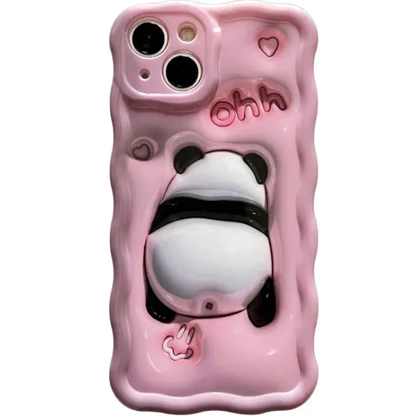 Iphone Cases*Boogzel Clothing Panda iPhone Case Pink