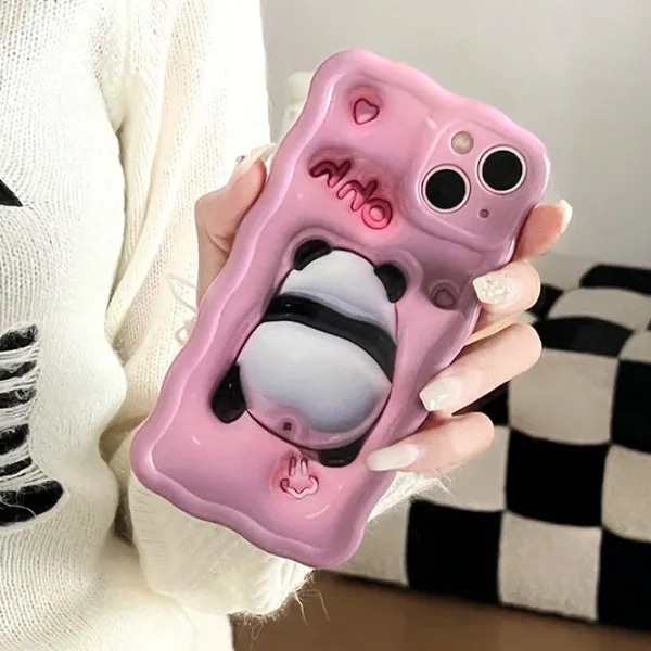 Iphone Cases*Boogzel Clothing Panda iPhone Case Pink