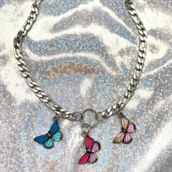 Other|Necklaces & Chokers*Boogzel Clothing Papillon Necklace Silver