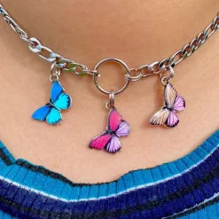 Other|Necklaces & Chokers*Boogzel Clothing Papillon Necklace Silver