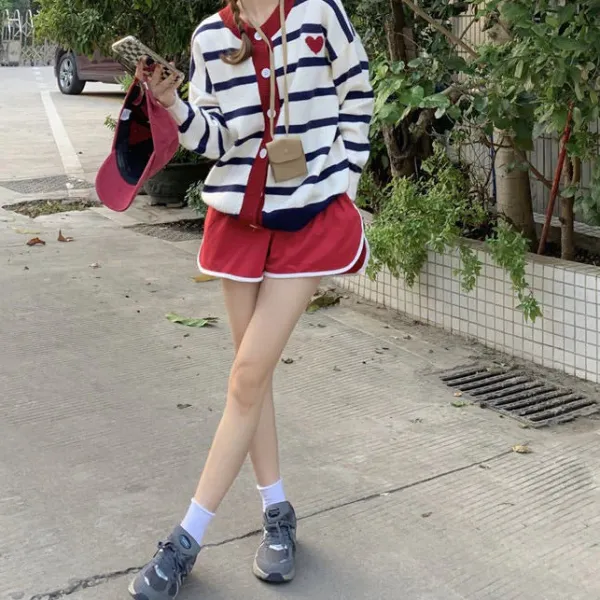 Striped Sweaters|Knit Cardigans*Boogzel Clothing Paris Striped Cardigan