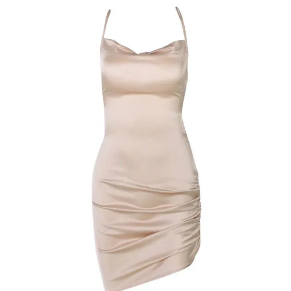Dresses & Rompers*Boogzel Clothing Parisian Lace Up Satin Dress