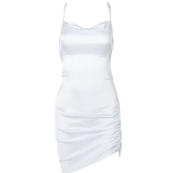 Dresses & Rompers*Boogzel Clothing Parisian Lace Up Satin Dress
