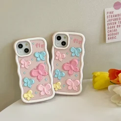 Iphone Cases*Boogzel Clothing Pastel Butterfly iPhone Case Pink
