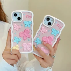 Iphone Cases*Boogzel Clothing Pastel Butterfly iPhone Case Pink