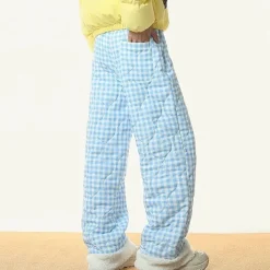 Pants & Trousers*Boogzel Clothing Pastel Checkered Puffer Pants