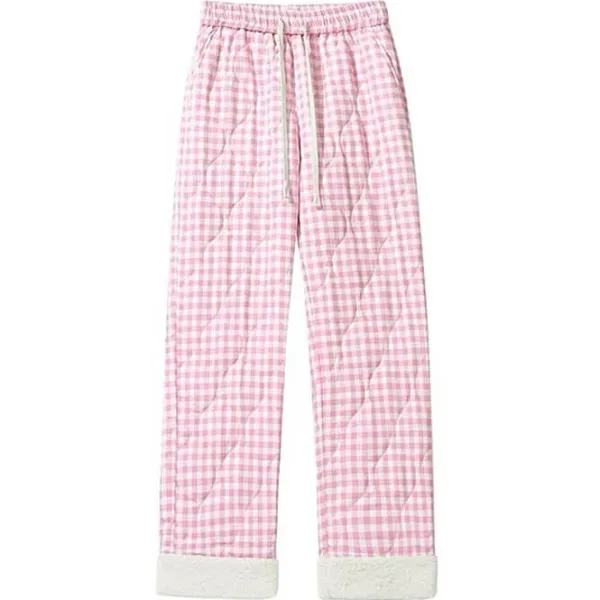 Pants & Trousers*Boogzel Clothing Pastel Checkered Puffer Pants