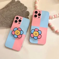 Iphone Cases*Boogzel Clothing Pastel Daisy iPhone Case Blue/pink