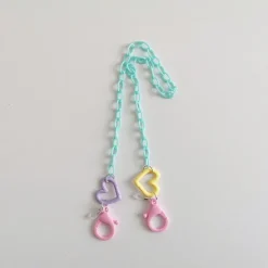 Other*Boogzel Clothing Pastel Face Mask Holder Chain