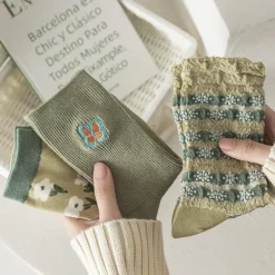 Socks*Boogzel Clothing Pastel Green Aesthetic Socks