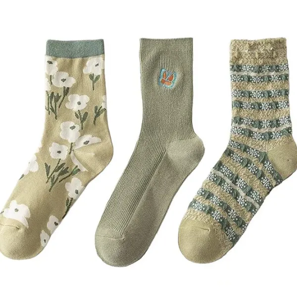 Socks*Boogzel Clothing Pastel Green Aesthetic Socks