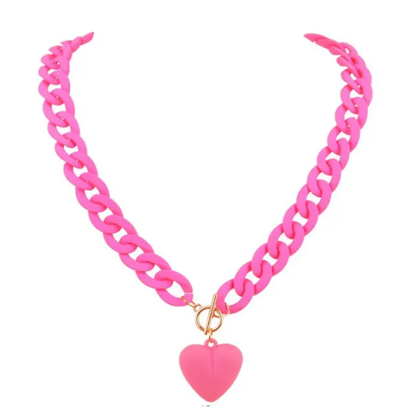 Necklaces & Chokers*Boogzel Clothing Pastel Heart Necklace