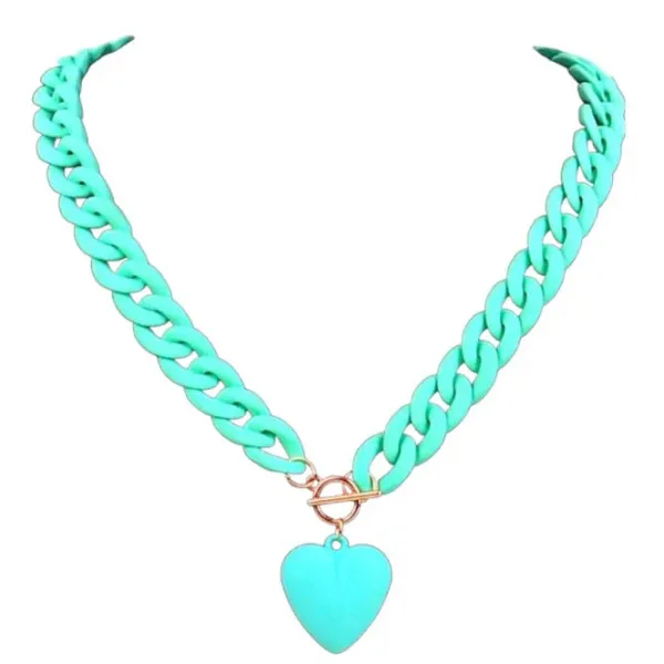 Necklaces & Chokers*Boogzel Clothing Pastel Heart Necklace