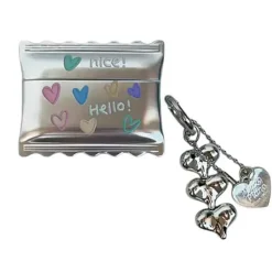 Iphone Cases|Other*Boogzel Clothing Pastel Hearts AirPods Case Silver