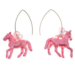 Earrings*Boogzel Clothing Pastel Horse Earrings
